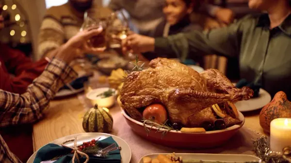 Copyright Getty Images - All Rights Reserved - Thanksgiving Turkey Dinner